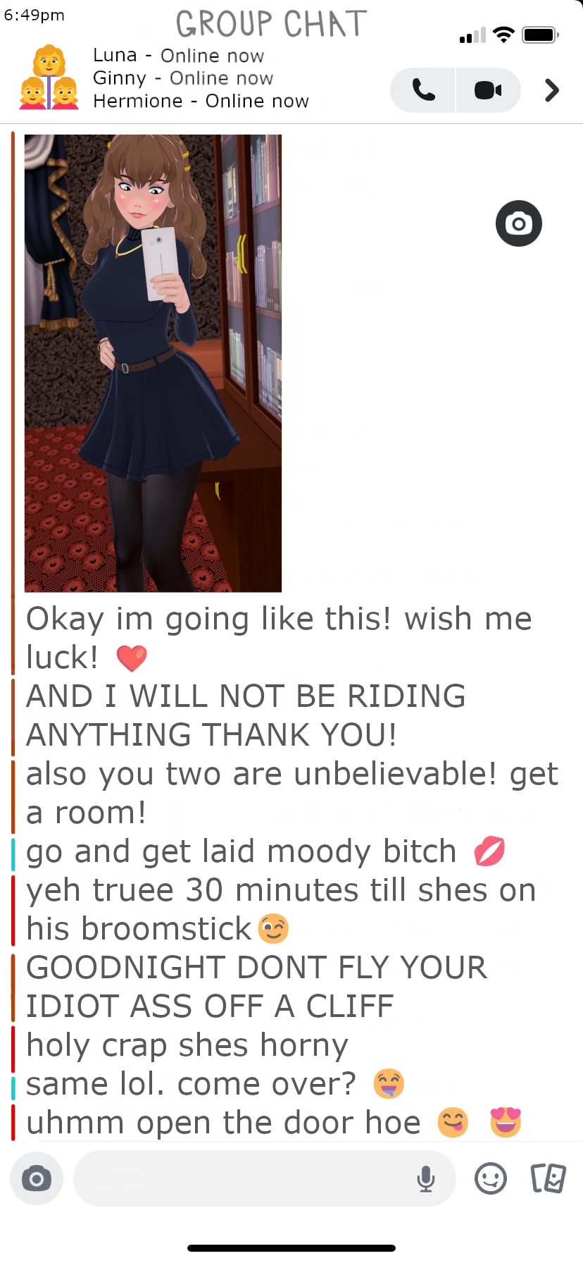 Your date with Hermione goes well porn comic picture 29