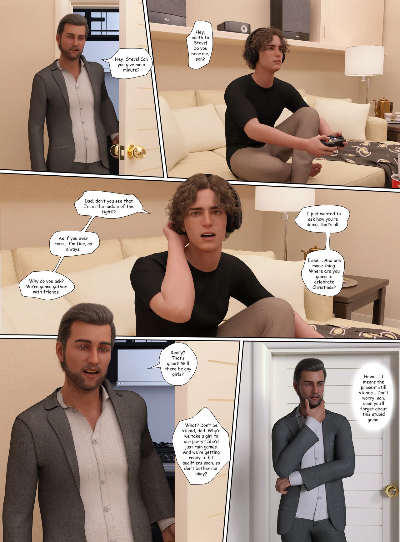 You're a Doll for Christmas porn comic picture 2