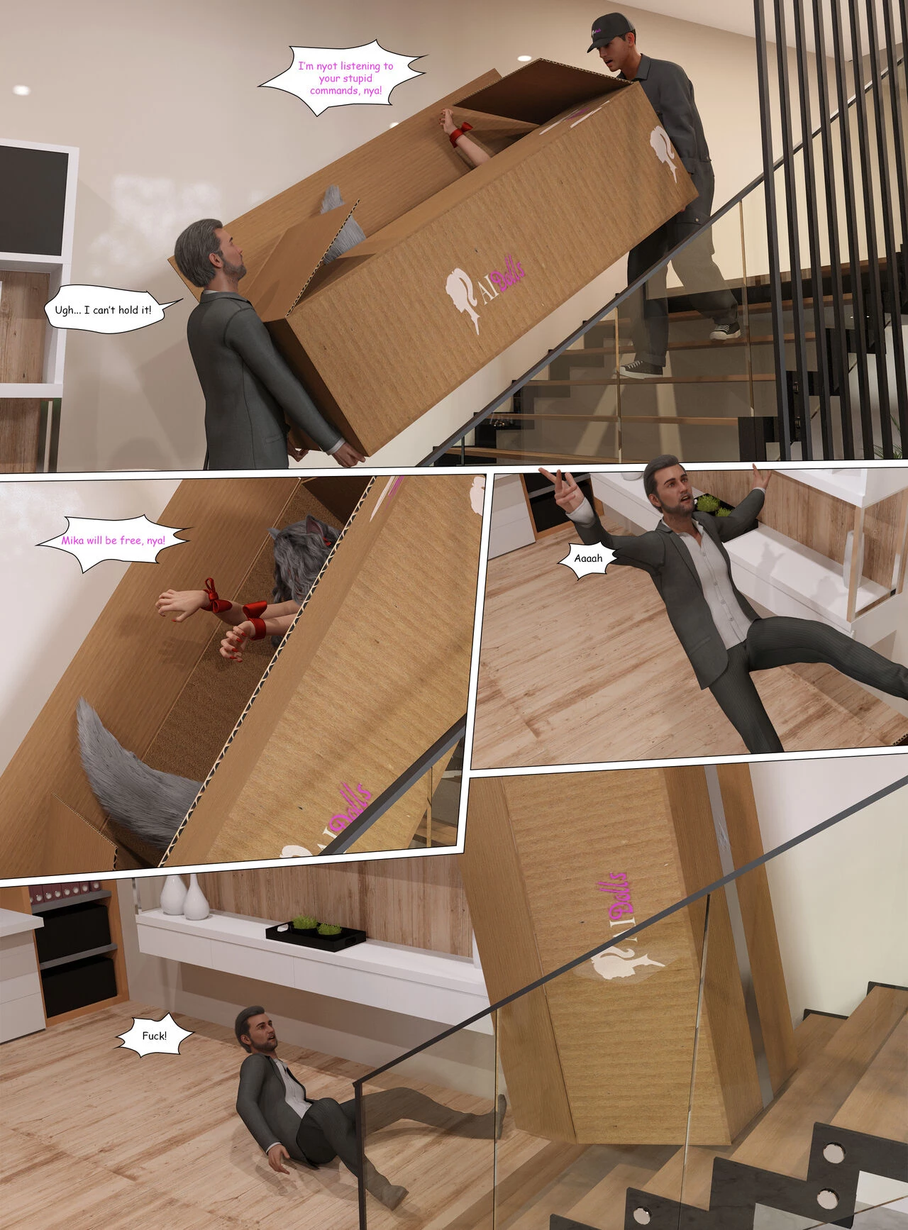 You're a Doll for Christmas porn comic picture 5