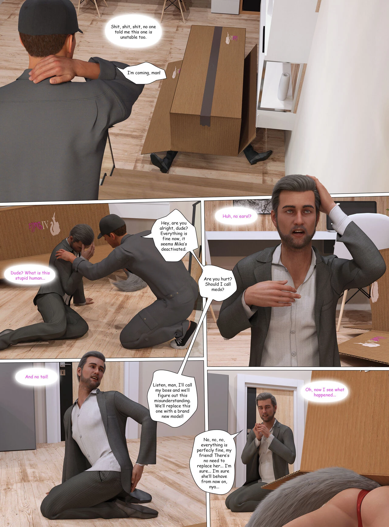 You're a Doll for Christmas porn comic picture 6