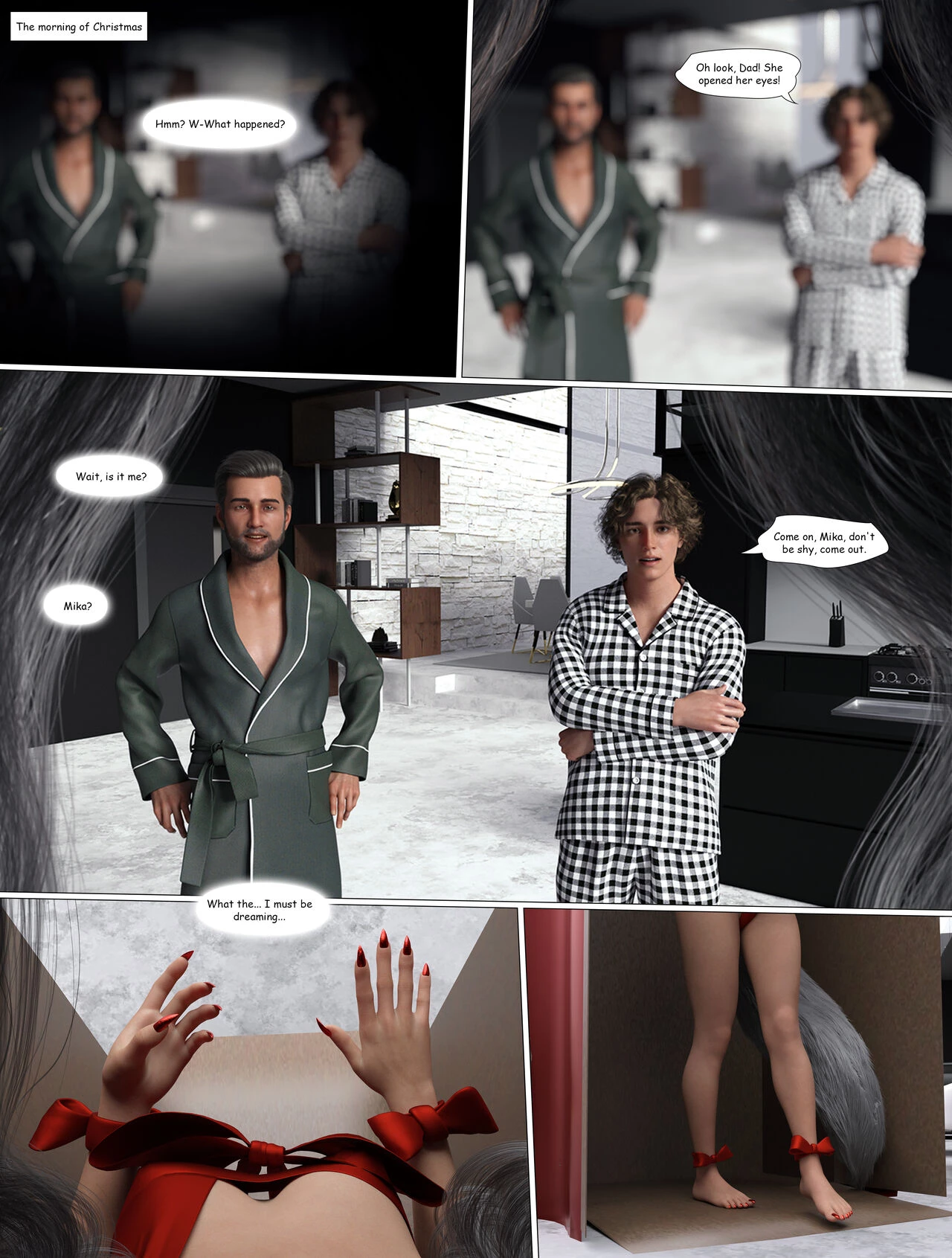 You're a Doll for Christmas porn comic picture 7