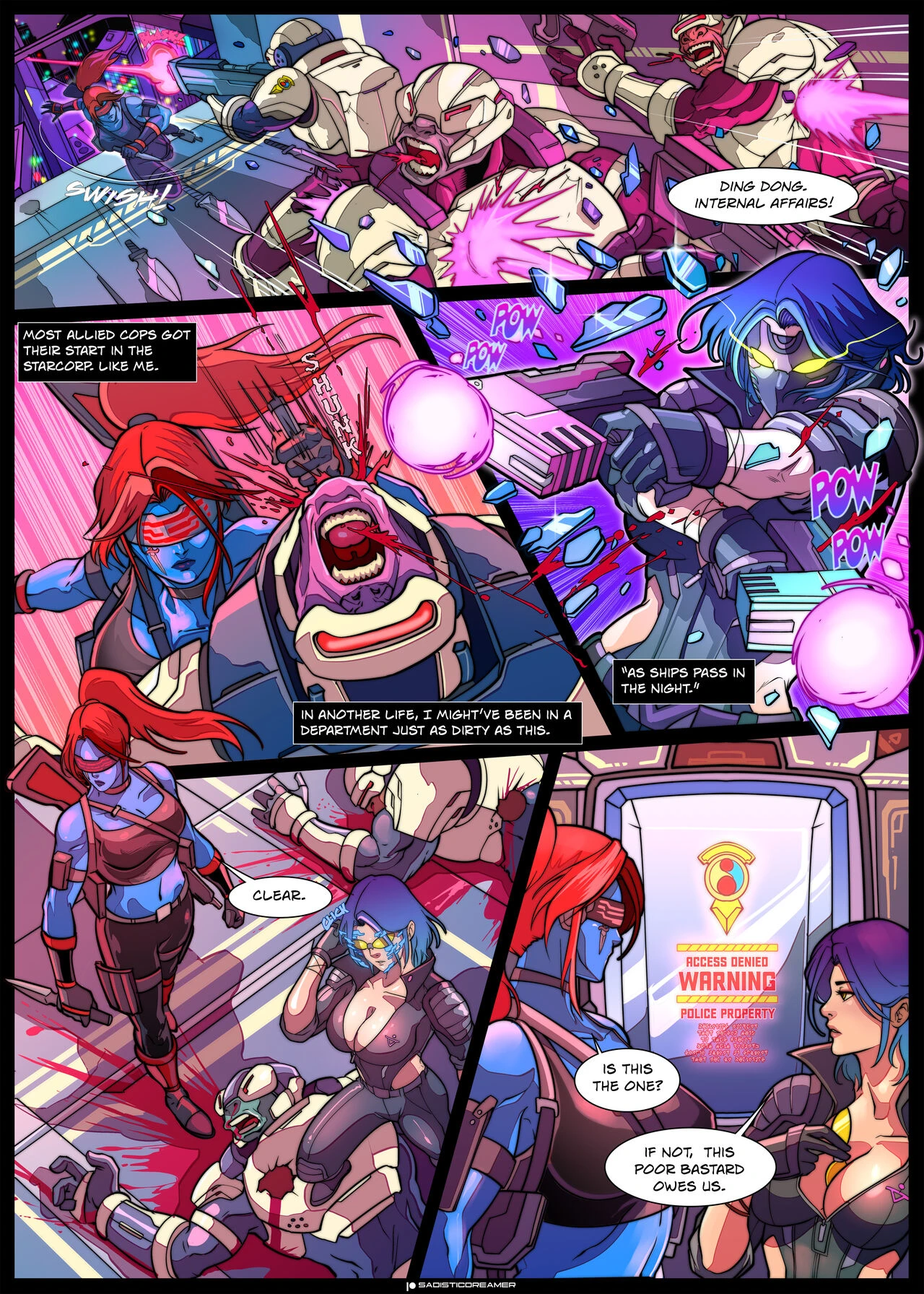Yuki: Space Assassin 2. Fear and Loathing in Asmodaeva porn comic picture 6
