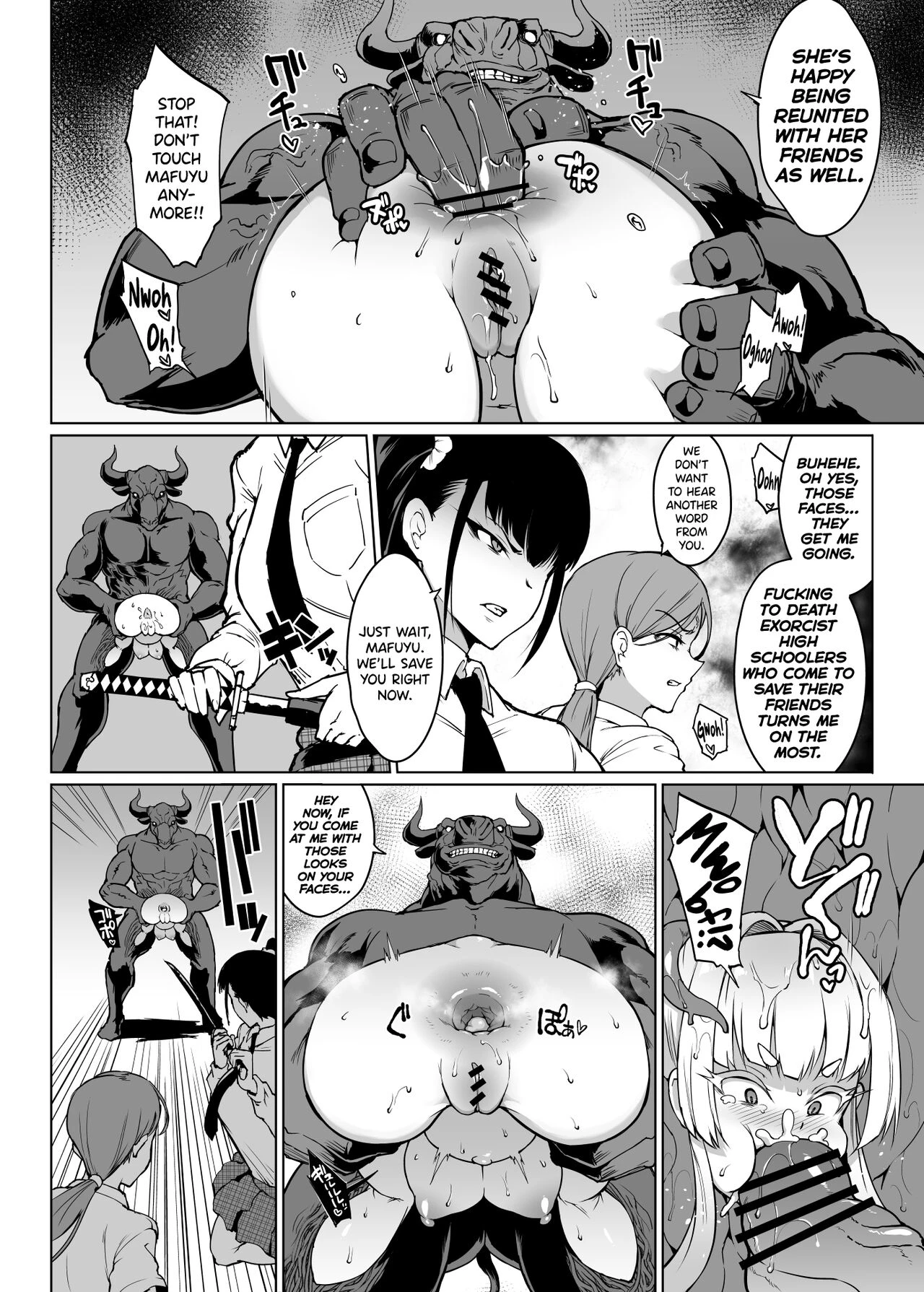 Yukimusume Taima JK & Shinyuu Ryoujoku Manga porn comic picture 18