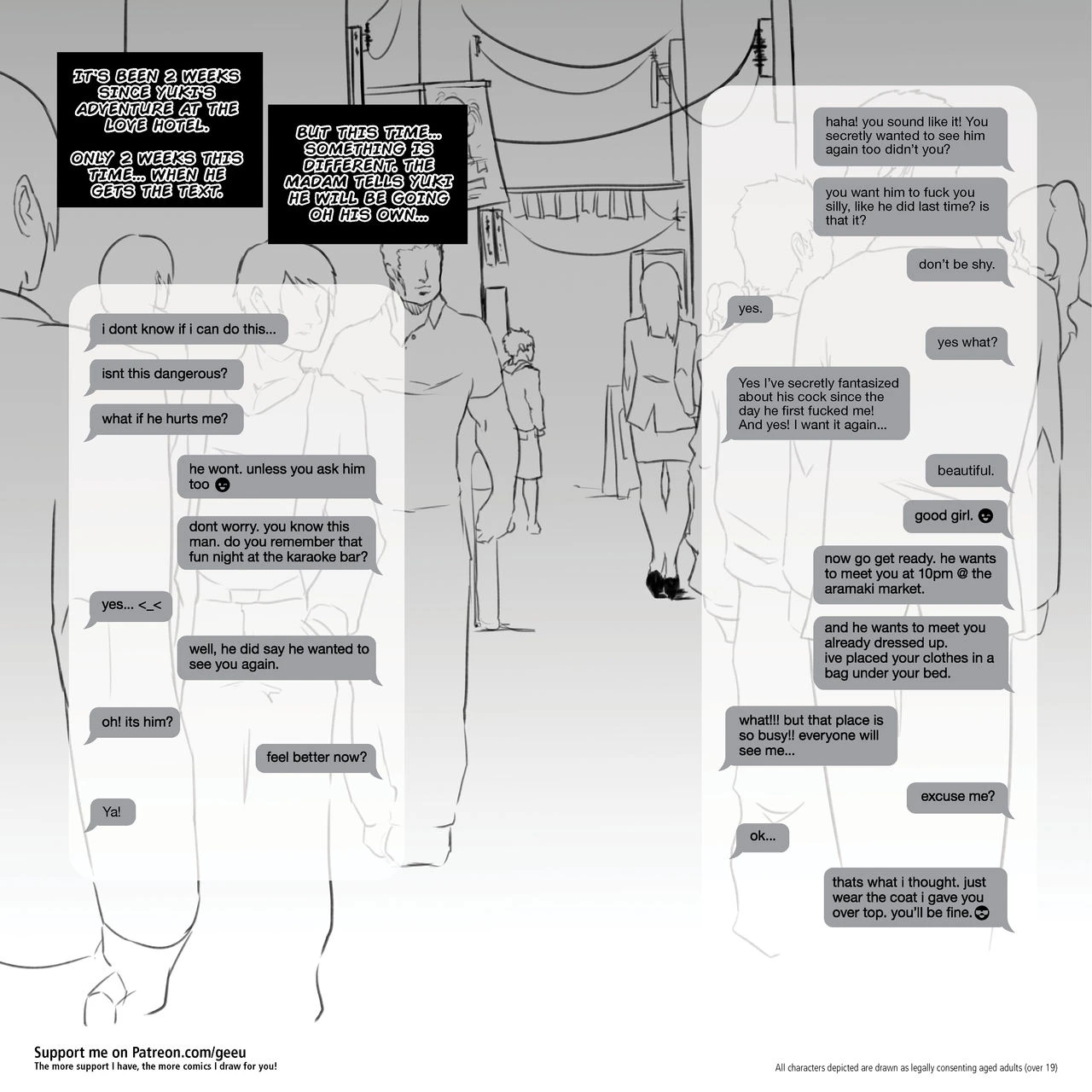 Yuki's First Solo Adventure porn comic picture 1