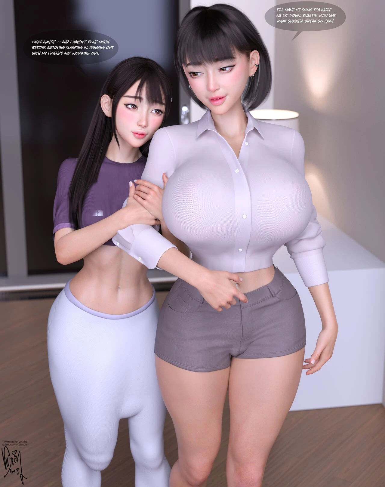 Yuna & Ayumi - You Are Mine porn comic picture 7