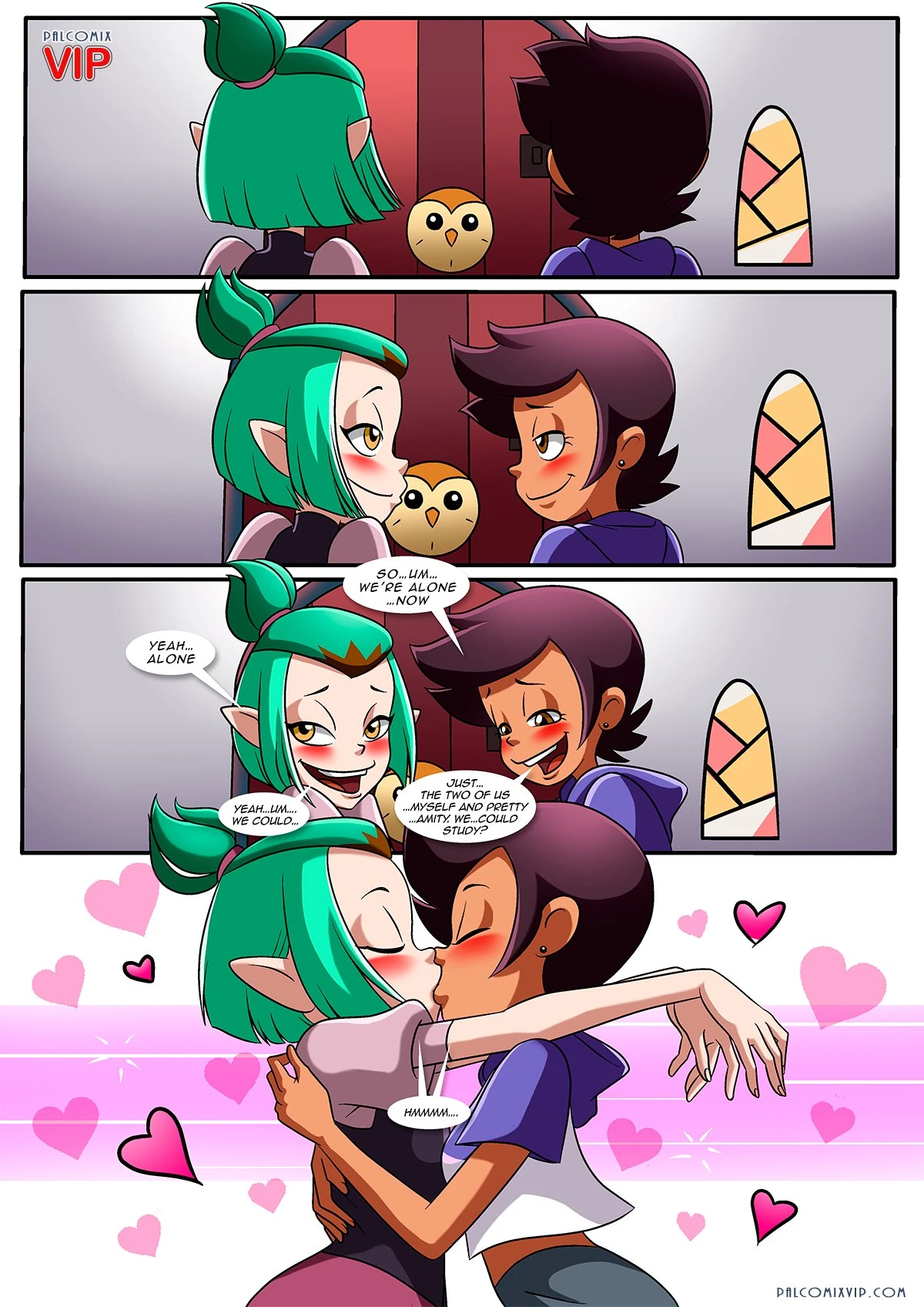 Yuri Newlywed Show porn comic picture 3