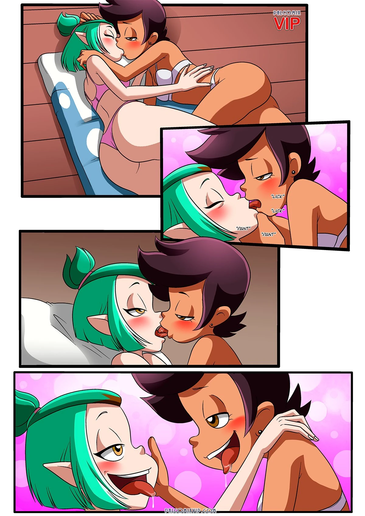 Yuri Newlywed Show porn comic picture 6