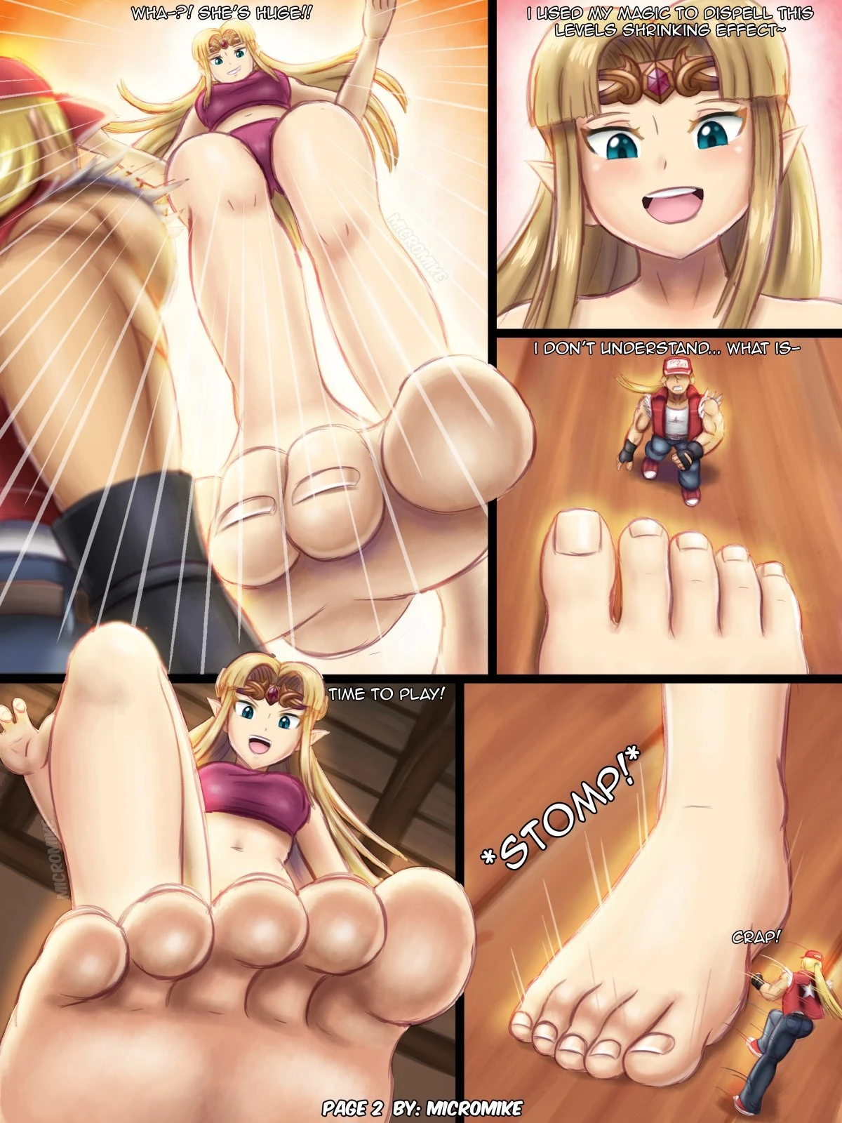 Zelda Smash porn comic picture 2