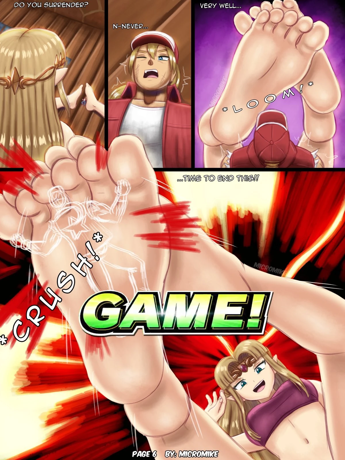 Zelda Smash porn comic picture 6