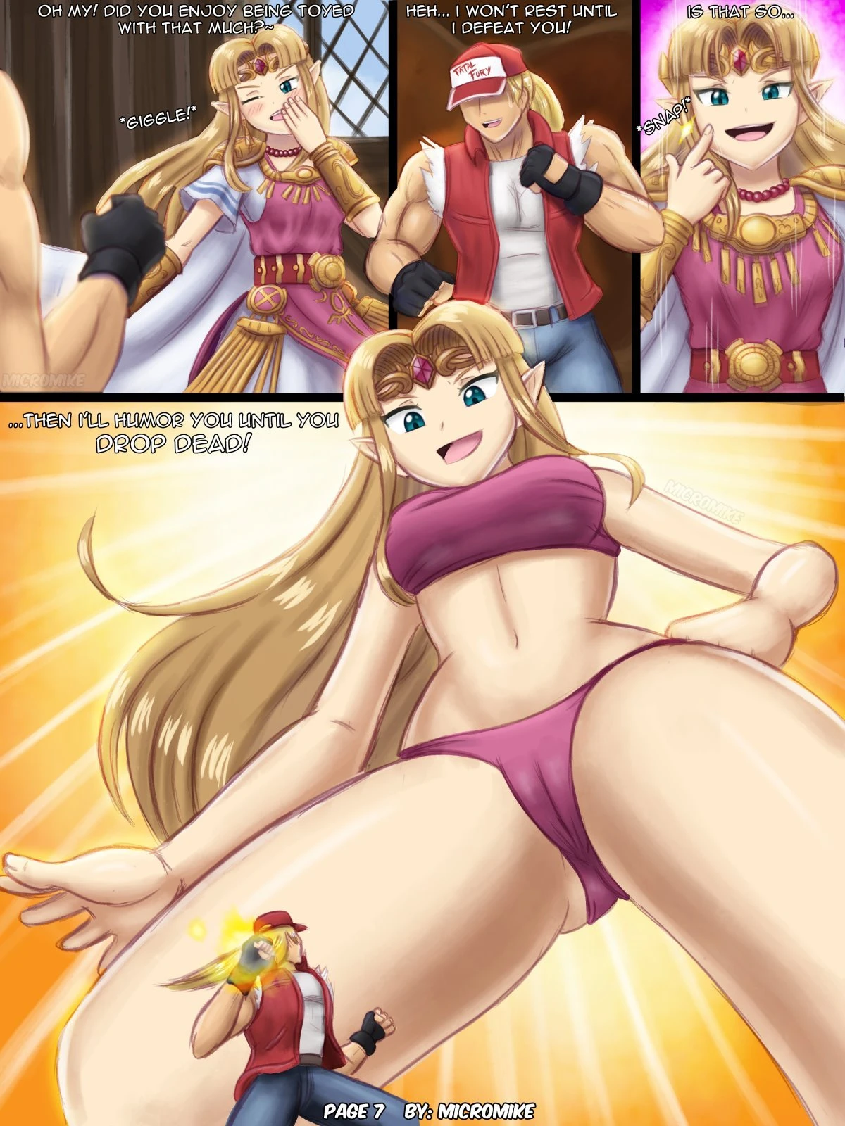 Zelda Smash porn comic picture 7