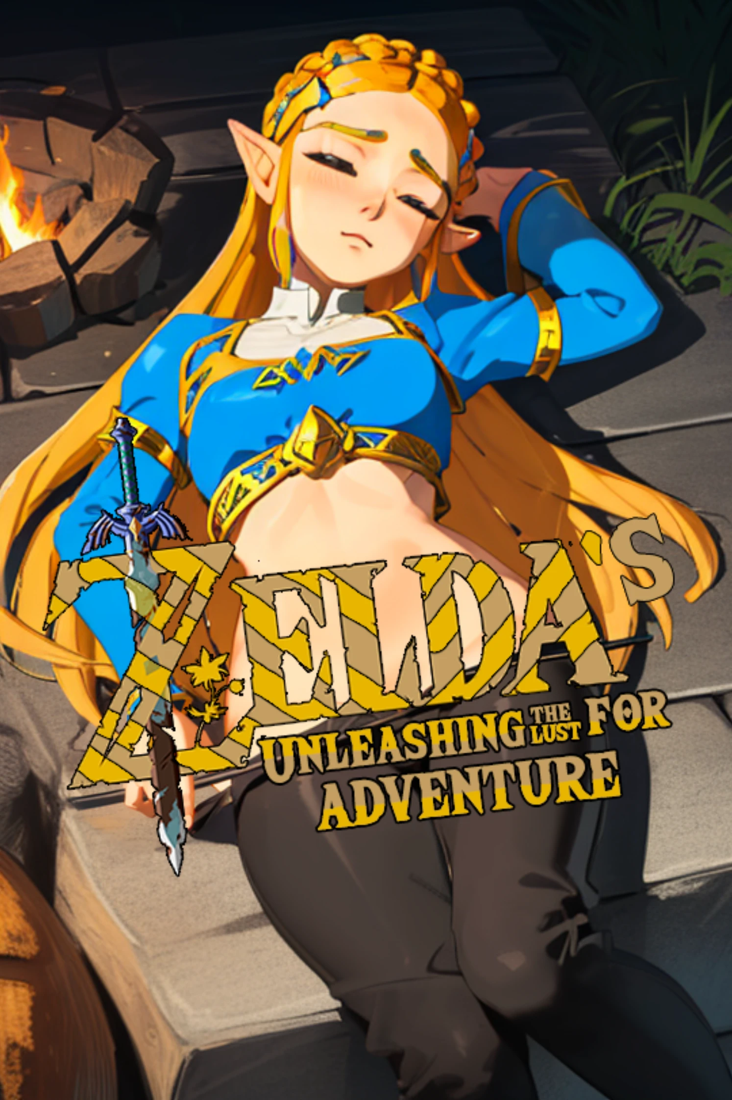 Zelda's: Unleashing The Lust For Adventure #2|The chase in the Outpost Ruins porn comic picture 1