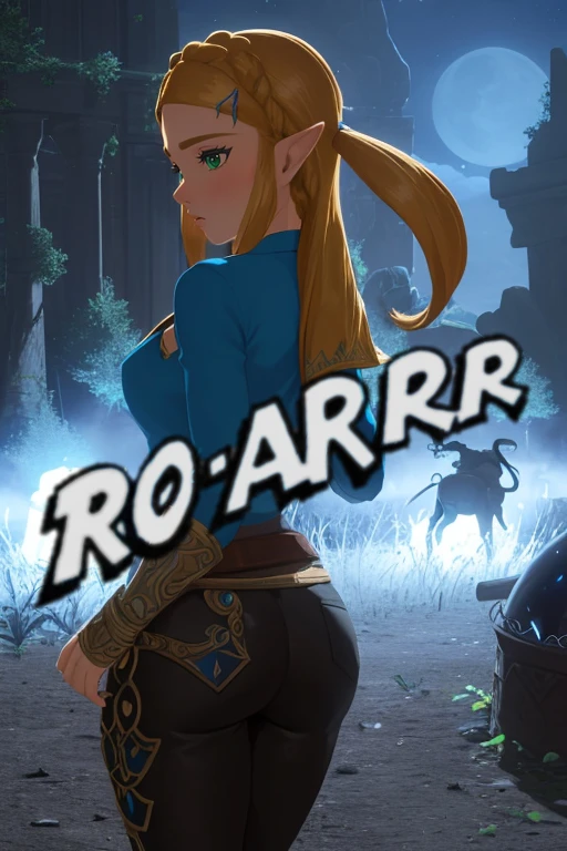 Zelda's: Unleashing The Lust For Adventure #2|The chase in the Outpost Ruins porn comic picture 2