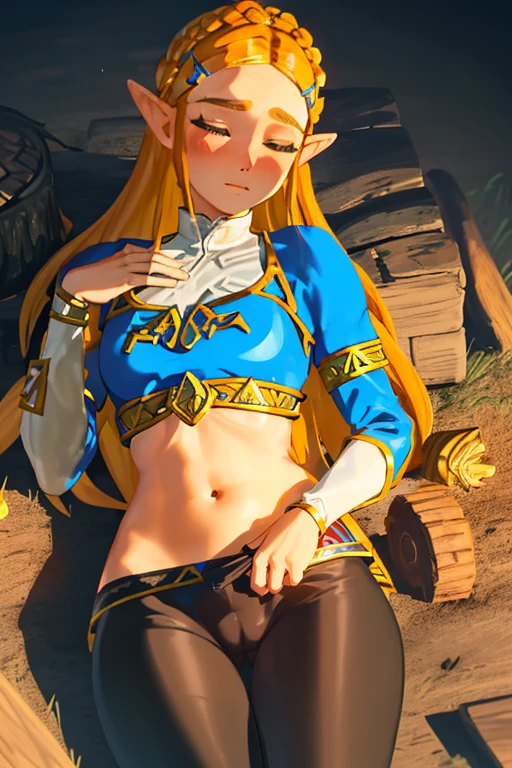 Zelda's: Unleashing The Lust For Adventure #2|The chase in the Outpost Ruins porn comic picture 22