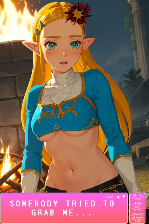 Zelda's: Unleashing The Lust For Adventure #2|The chase in the Outpost Ruins porn comic picture 6