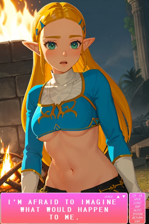 Zelda's: Unleashing The Lust For Adventure #2|The chase in the Outpost Ruins porn comic picture 9