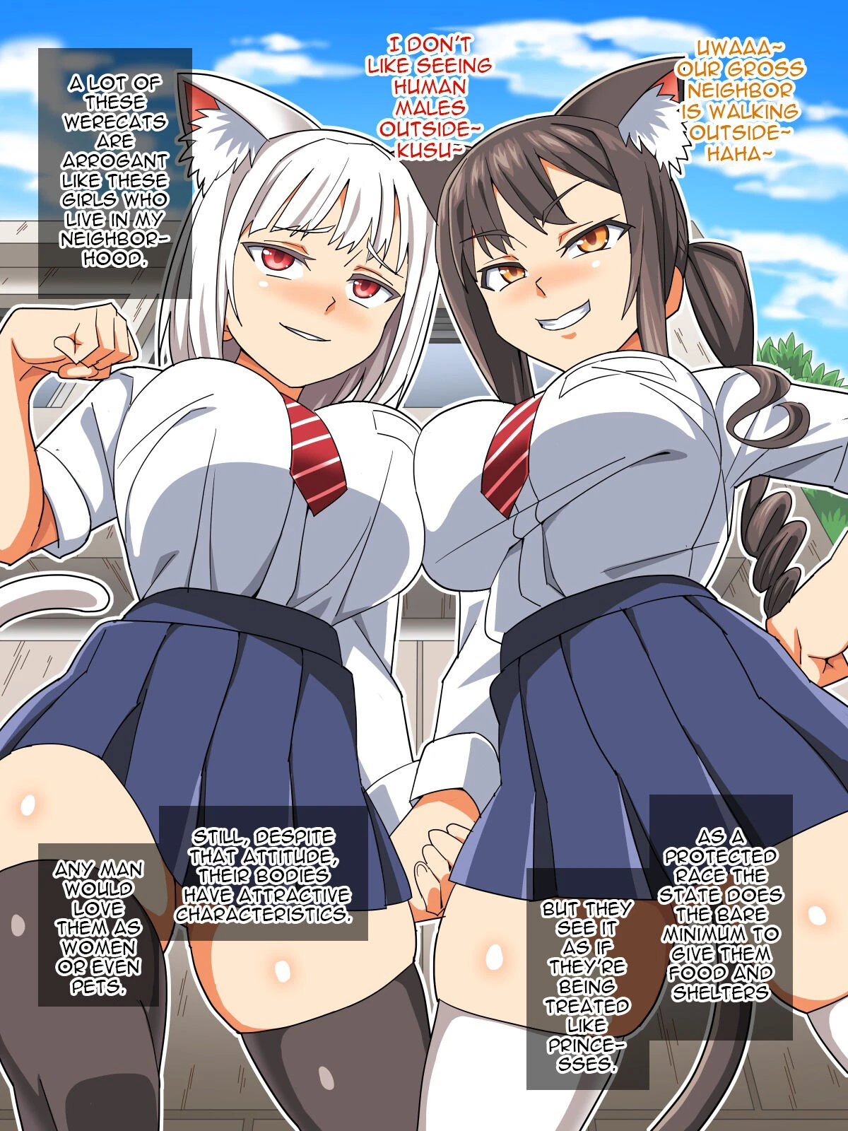 Zenin Baka de Kyonyuu no Shuzoku to Dosukebe Harem Seikatsu porn comic picture 4