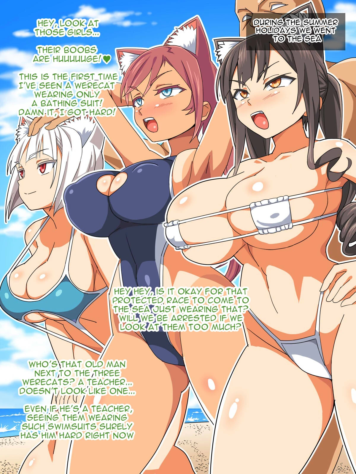 Zenin Baka de Kyonyuu no Shuzoku to Dosukebe Harem Seikatsu porn comic picture 60