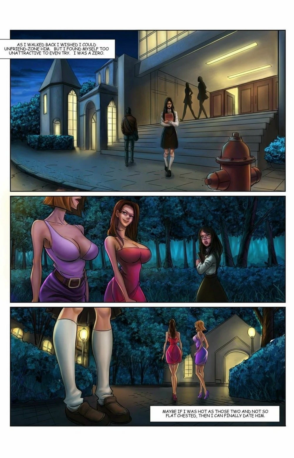 Zero to Z-Cup porn comic picture 3