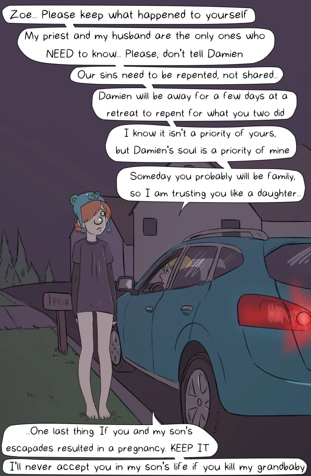 Zoe the Vampire porn comic picture 30