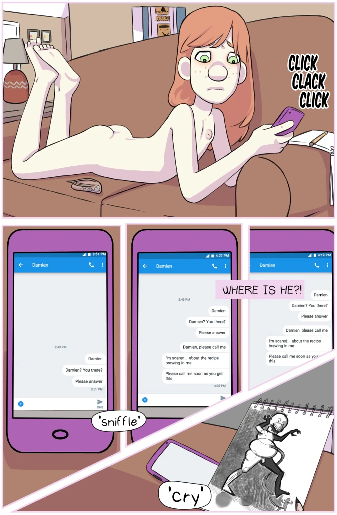 Zoe the Vampire porn comic picture 38