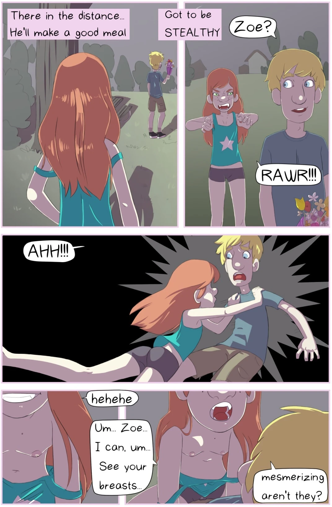 Zoe the Vampire porn comic picture 4