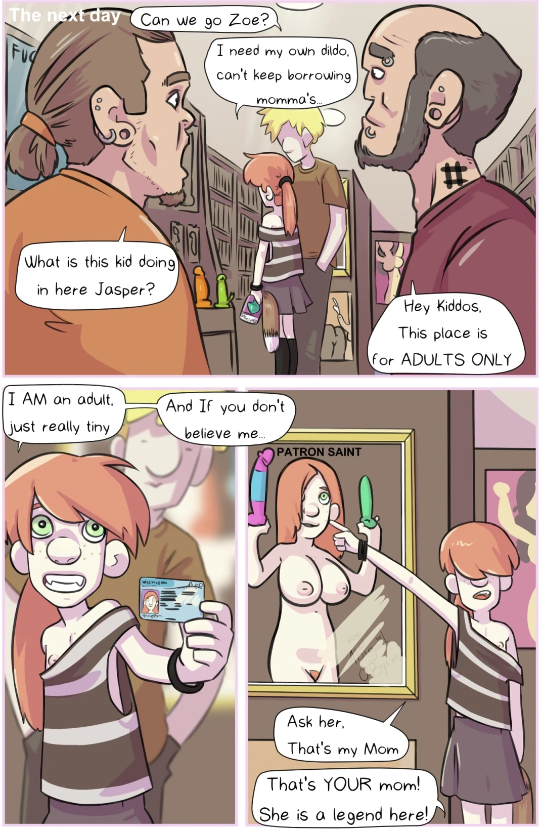 Zoe the Vampire porn comic picture 83