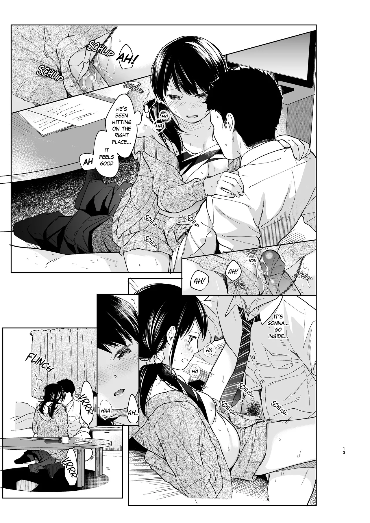 1 Room Apartment + Highschool Girl Suddenly Living Together? Close Contact!? First Sex!!? 10 porn comic picture 14
