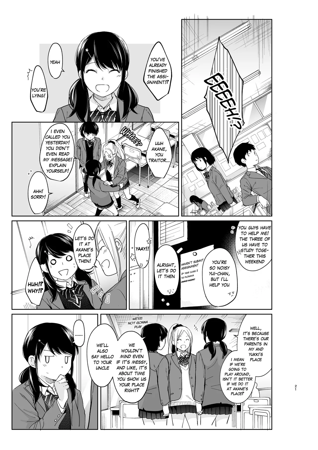 1 Room Apartment + Highschool Girl Suddenly Living Together? Close Contact!? First Sex!!? 10 porn comic picture 22