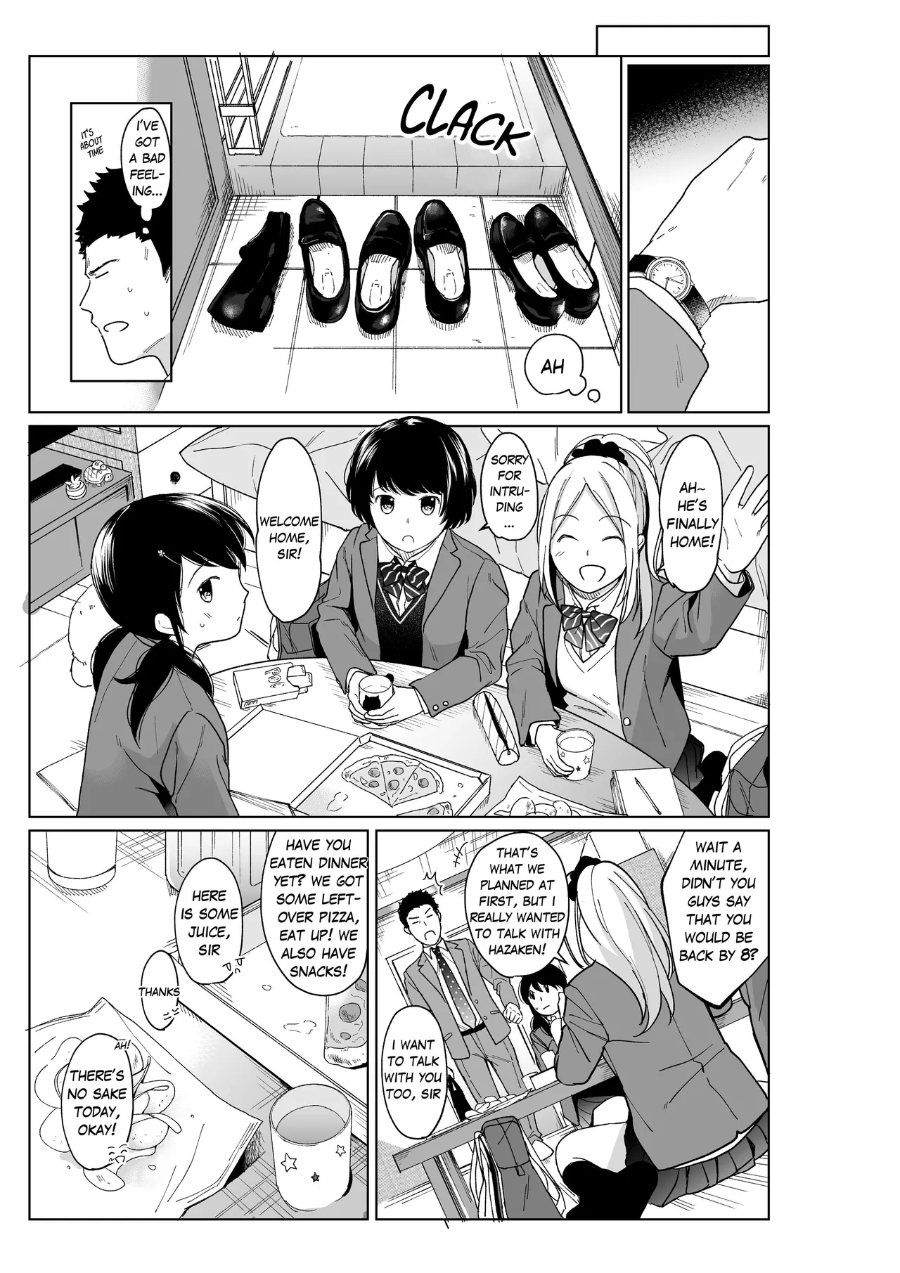 1 Room Apartment + Highschool Girl Suddenly Living Together? Close Contact!? First Sex!!? 11 porn comic picture 4