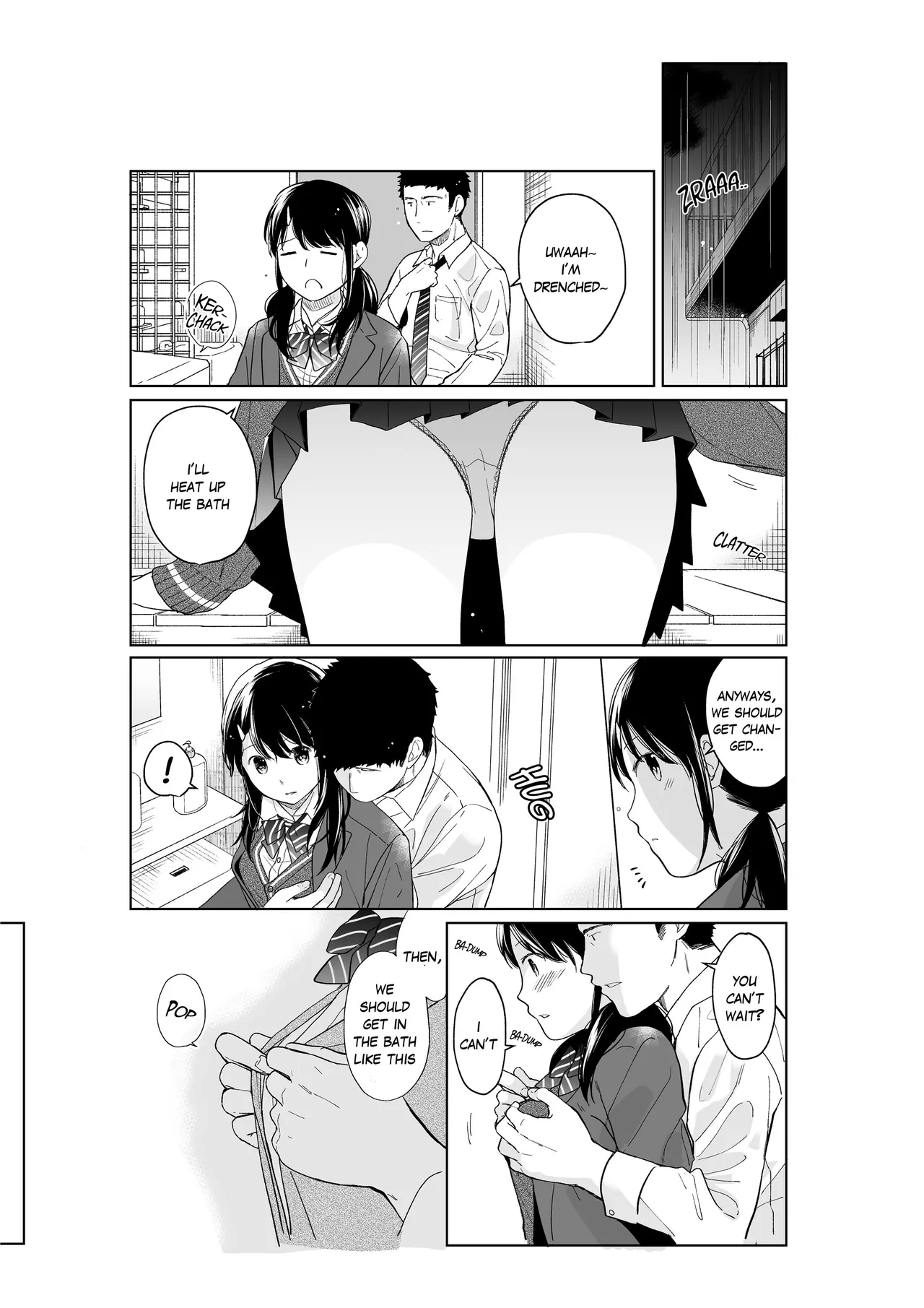 1 Room Apartment + Highschool Girl Suddenly Living Together? Close Contact!? First Sex!!? 12 porn comic picture 11