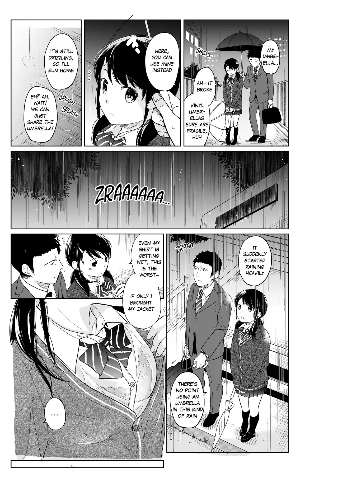 1 Room Apartment + Highschool Girl Suddenly Living Together? Close Contact!? First Sex!!? 12 porn comic picture 6