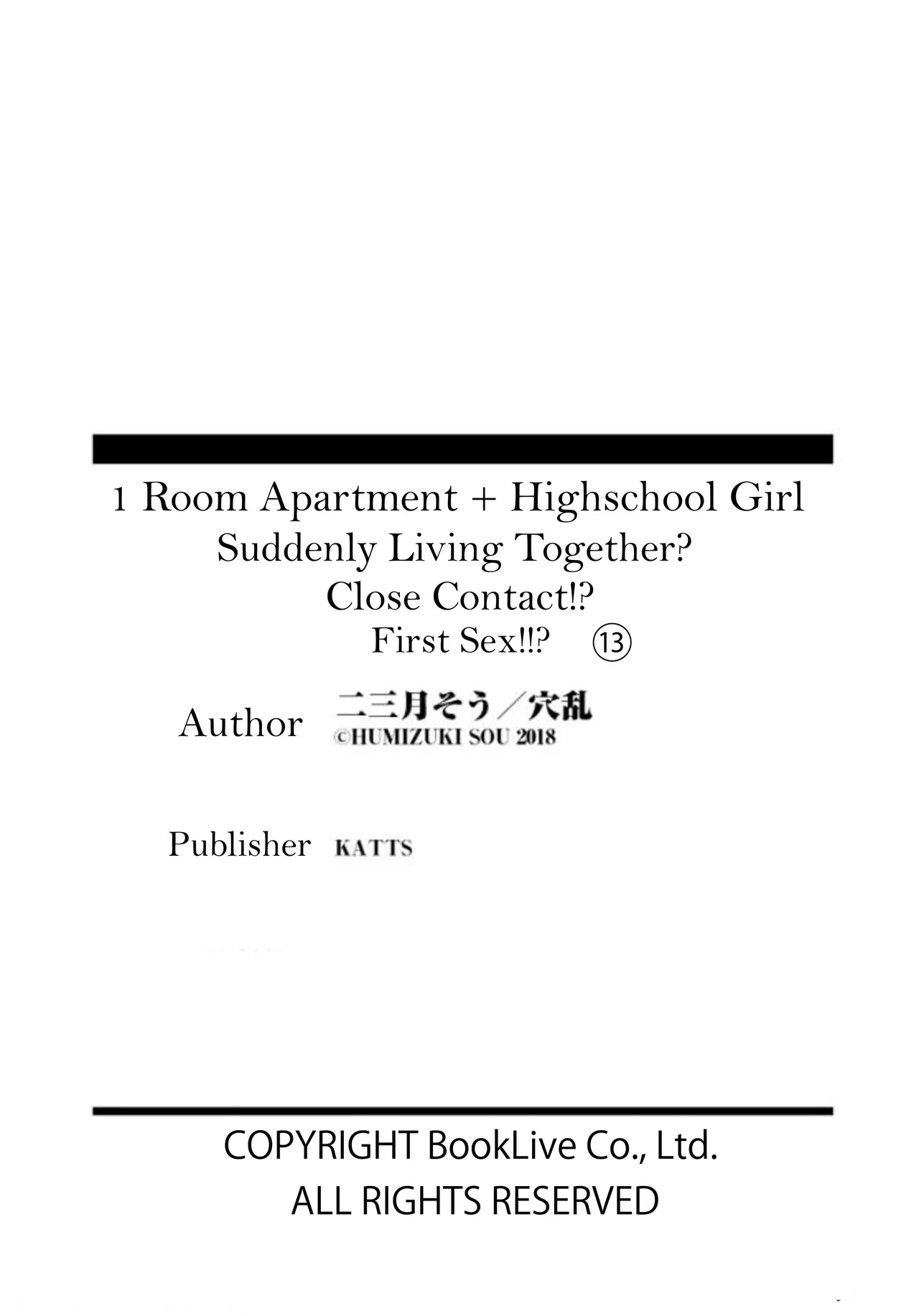 1 Room Apartment + Highschool Girl Suddenly Living Together? Close Contact!? First Sex!!? 13 porn comic picture 28