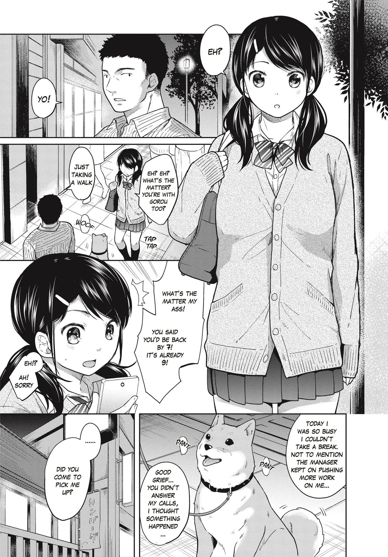 1 Room Apartment + Highschool Girl Suddenly Living Together? Close Contact!? First Sex!!? 3 porn comic picture 3