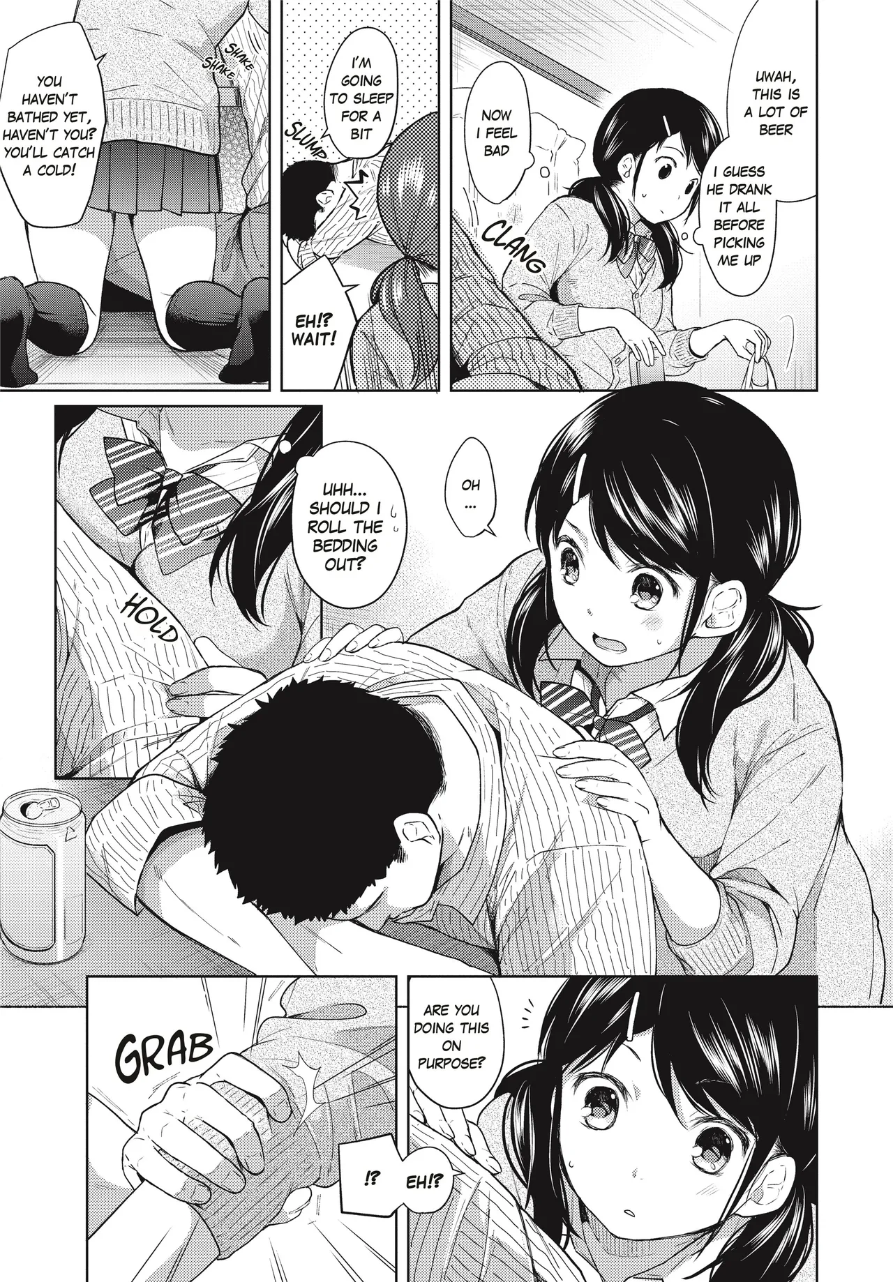1 Room Apartment + Highschool Girl Suddenly Living Together? Close Contact!? First Sex!!? 3 porn comic picture 6