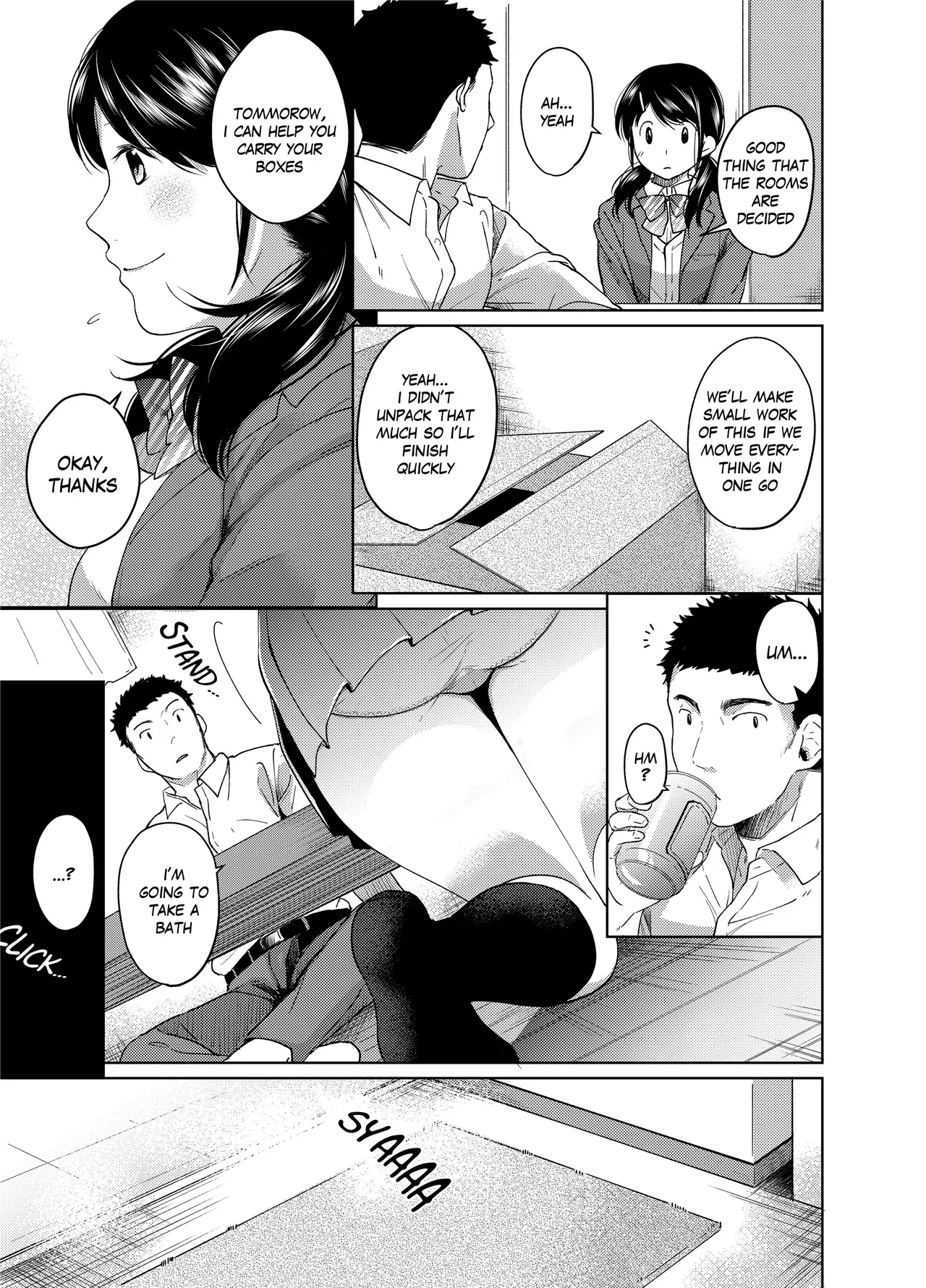1 Room Apartment + Highschool Girl Suddenly Living Together? Close Contact!? First Sex!!? 4 porn comic picture 6
