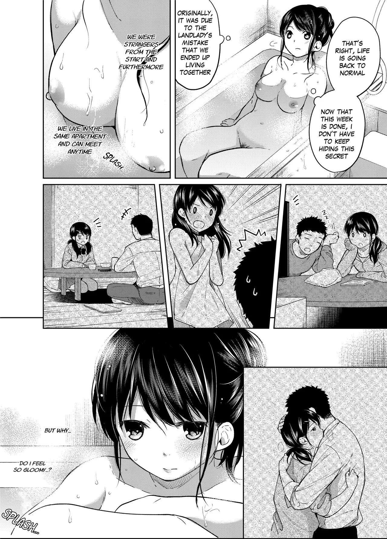 1 Room Apartment + Highschool Girl Suddenly Living Together? Close Contact!? First Sex!!? 4 porn comic picture 7