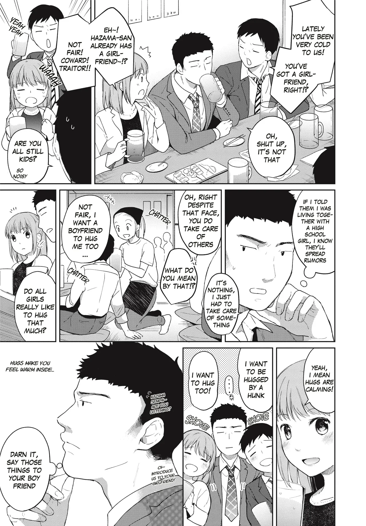 1 Room Apartment + Highschool Girl Suddenly Living Together? Close Contact!? First Sex!!? 5 porn comic picture 4