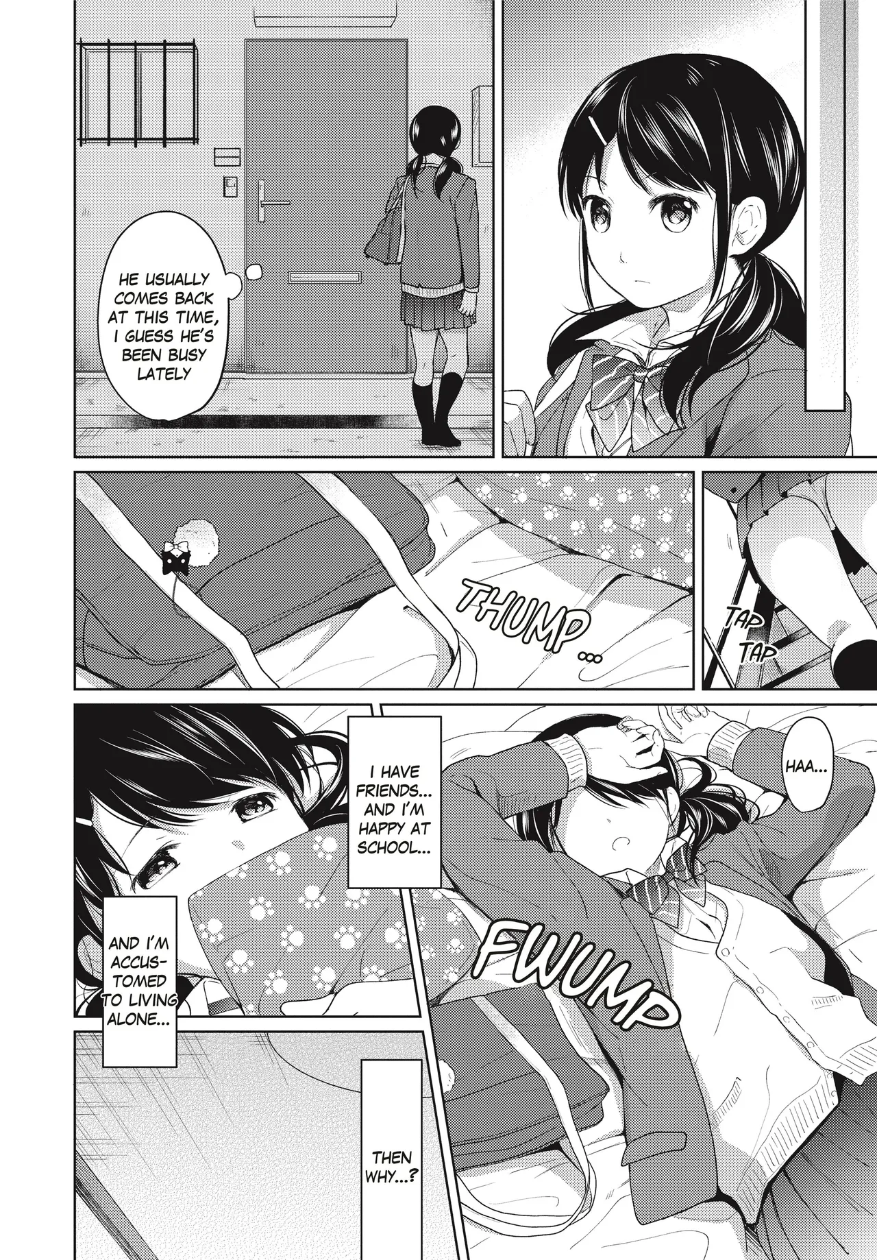 1 Room Apartment + Highschool Girl Suddenly Living Together? Close Contact!? First Sex!!? 5 porn comic picture 5