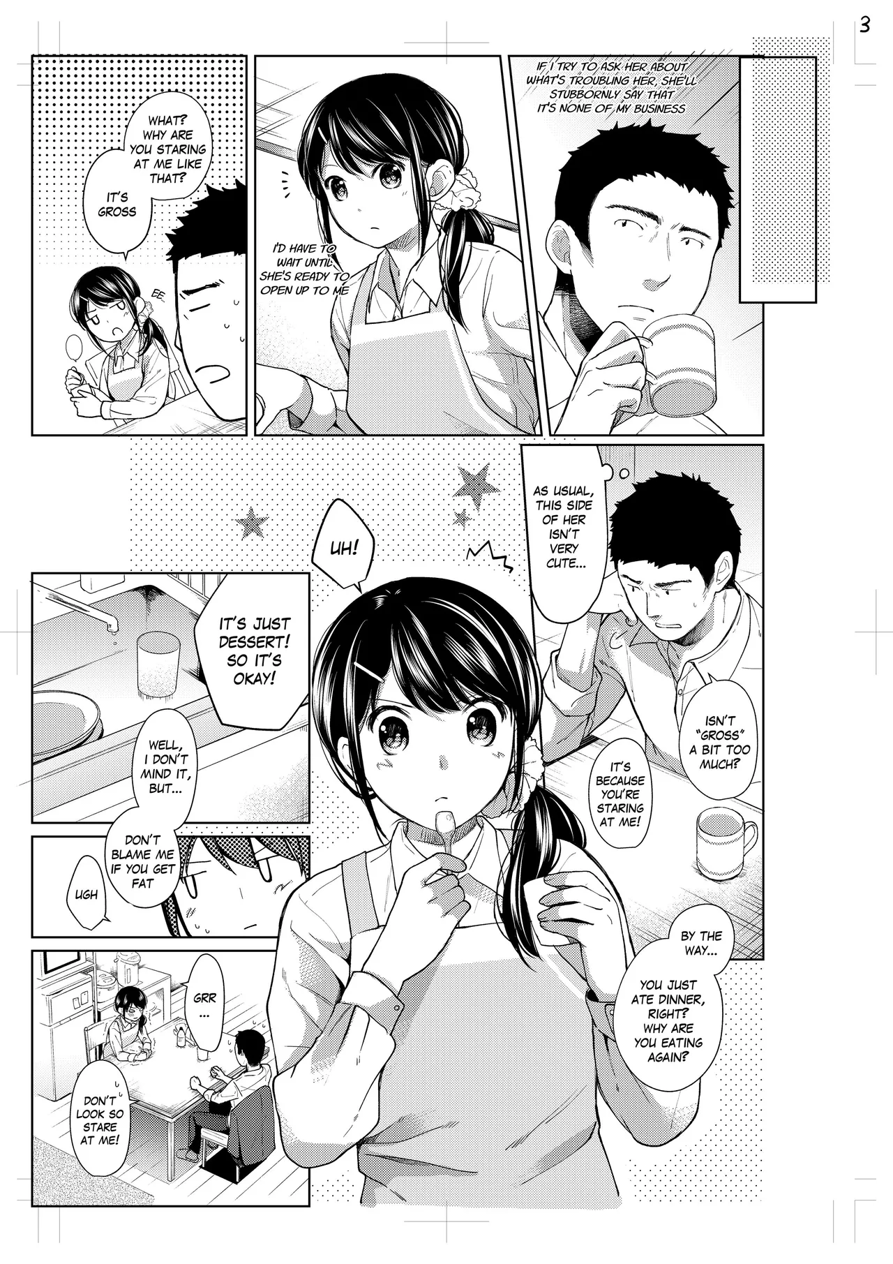 1 Room Apartment + Highschool Girl Suddenly Living Together? Close Contact!? First Sex!!? 7 porn comic picture 4