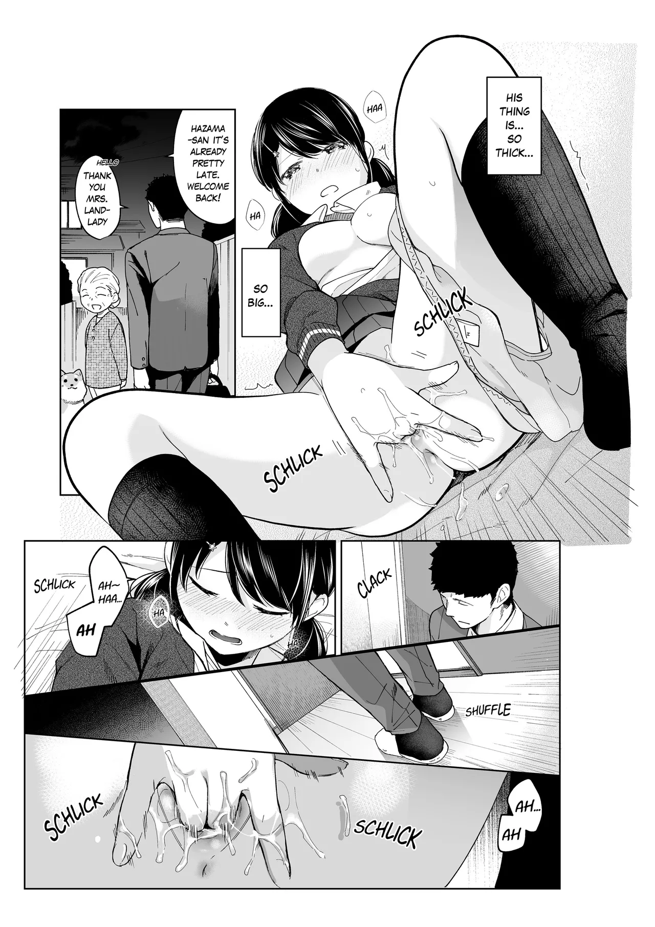 1 Room Apartment + Highschool Girl Suddenly Living Together? Close Contact!? First Sex!!? 9 porn comic picture 8