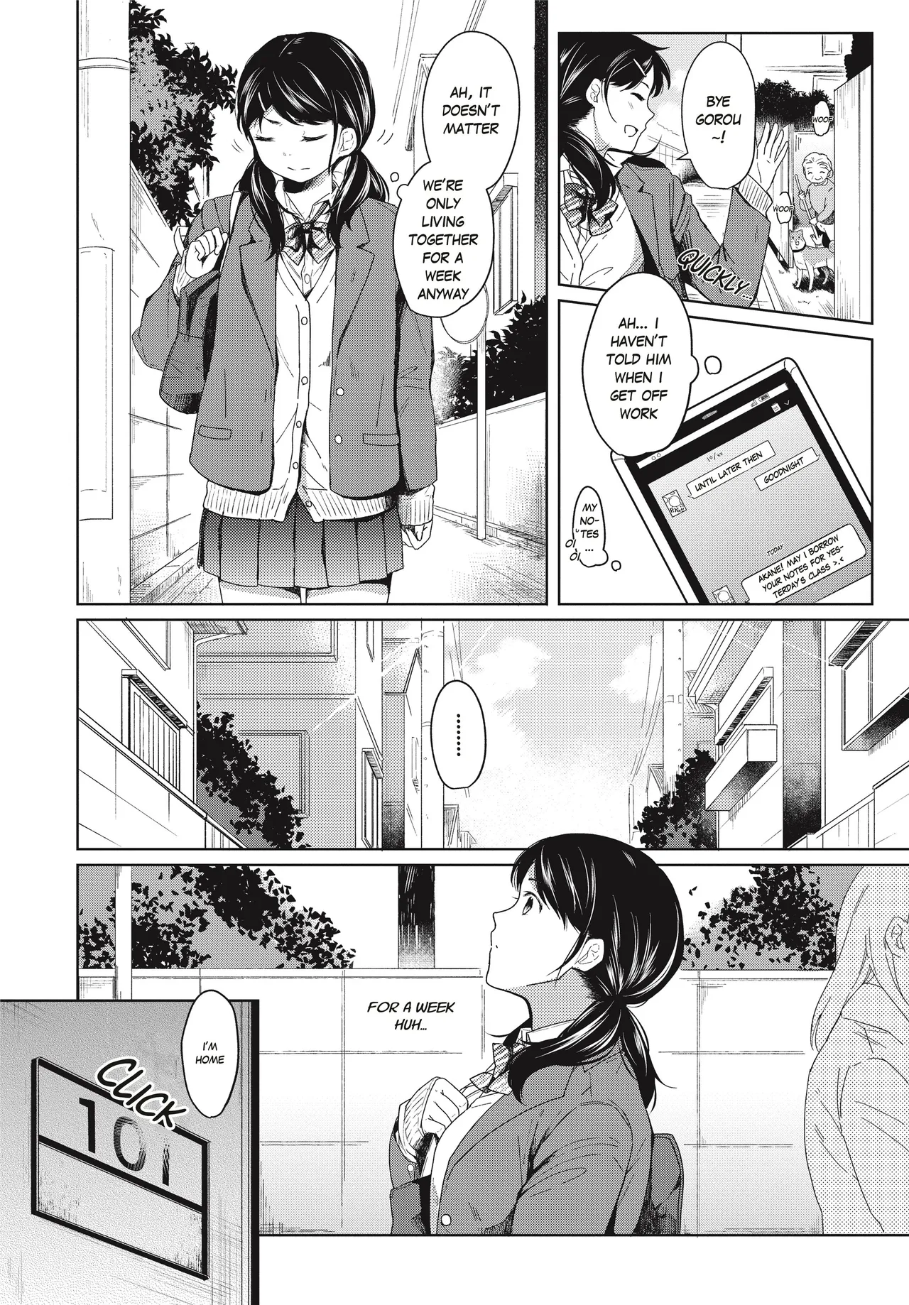 1 Room Apartment + Highschool Girl Suddenly Living Together? Close Contact!? First Sex!!? Ch 2 porn comic picture 3