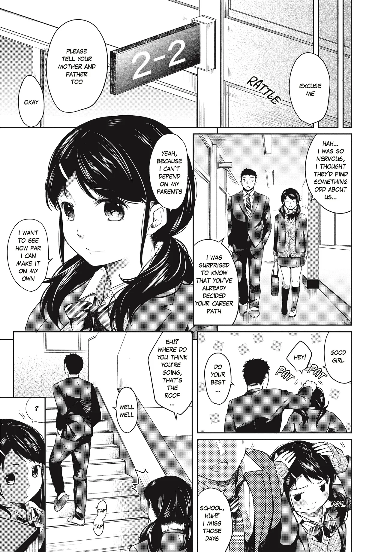 1 Room Apartment + Highschool Girl Suddenly Living Together? Close Contact!? First Sex!!? Ch 2 porn comic picture 6