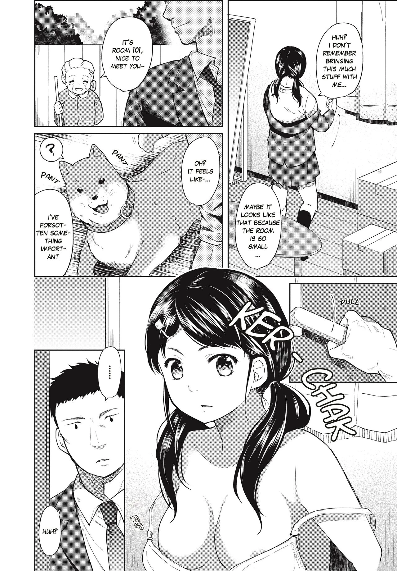 1 Room Apartment + Highschool Girl Suddenly Living Together? Close Contact!? First Sex!!? porn comic picture 3