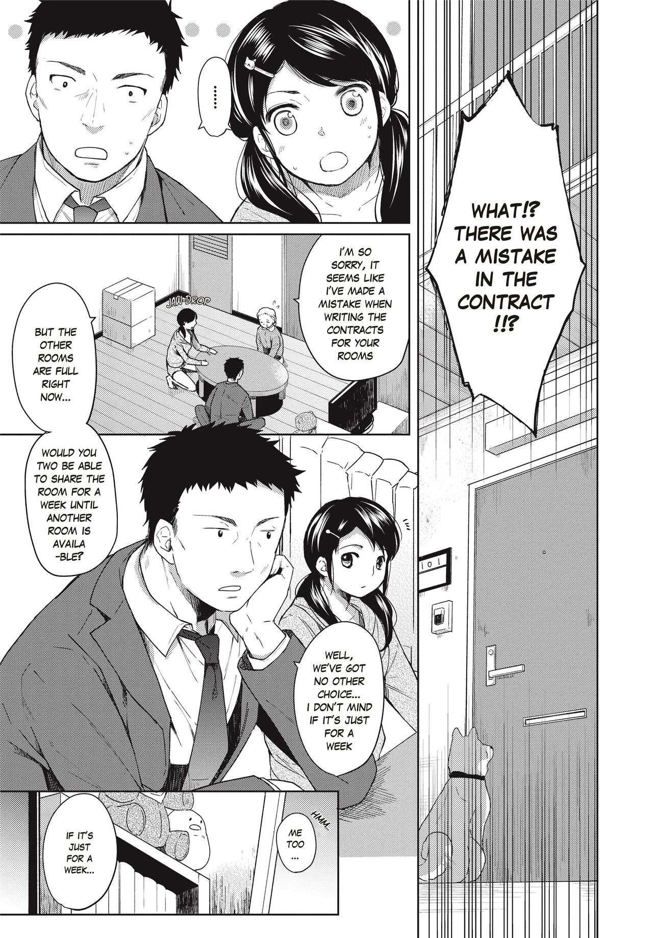 1 Room Apartment + Highschool Girl Suddenly Living Together? Close Contact!? First Sex!!? porn comic picture 4