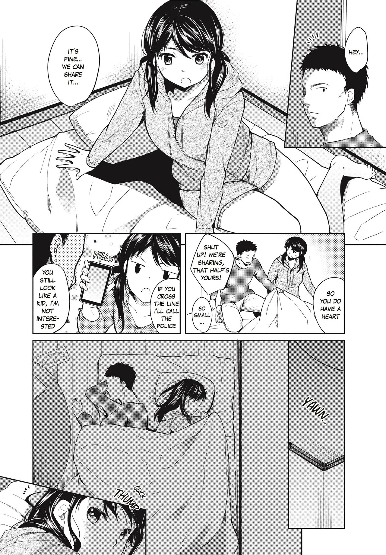 1 Room Apartment + Highschool Girl Suddenly Living Together? Close Contact!? First Sex!!? porn comic picture 7