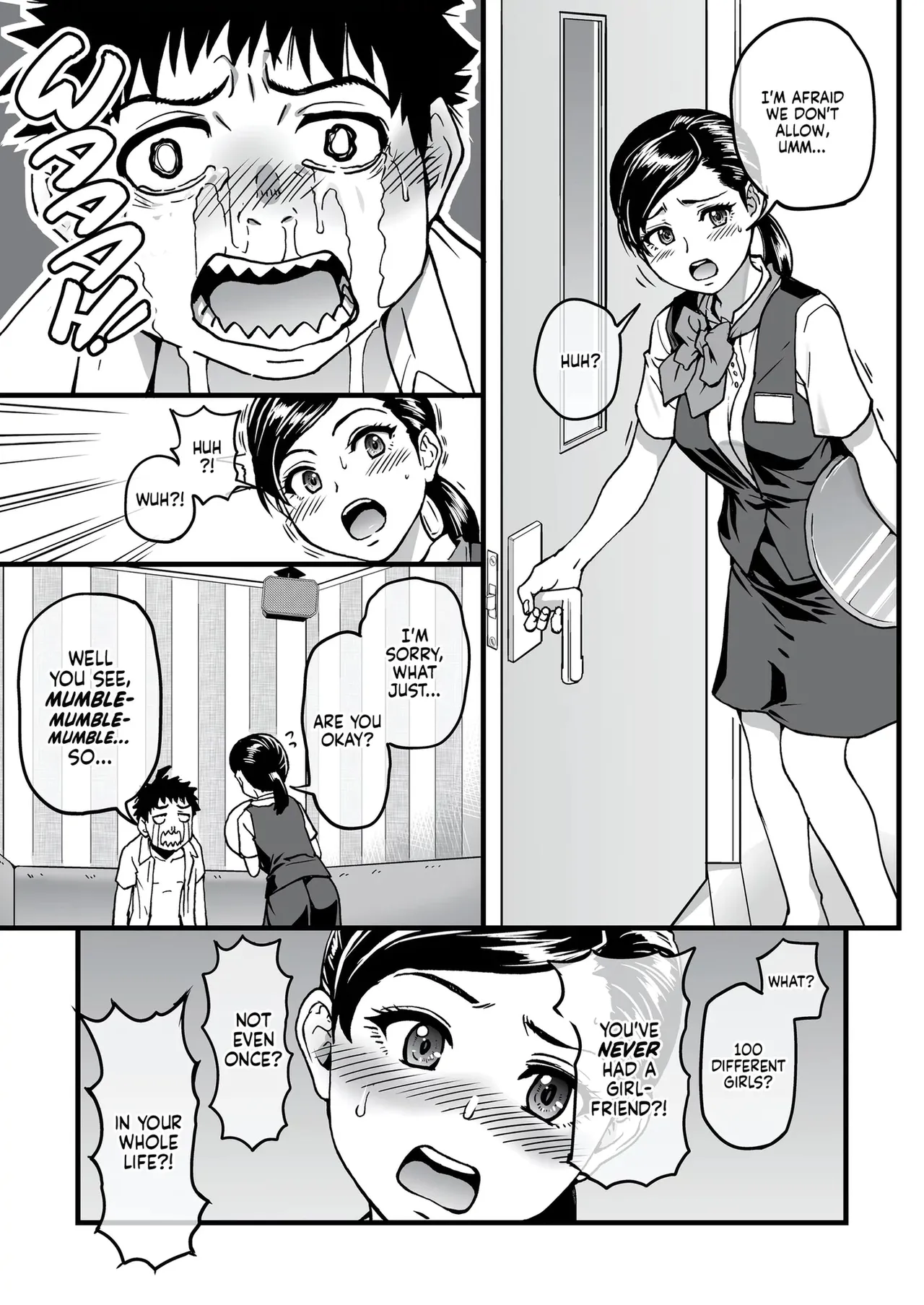 100-Kai Furareta Zetsubou-teki ni Motenai Ore o Awarenda Kareshi Ari Onna Tomodachi ga Nandemo Eroi Koto Yarasete Kureta!! porn comic picture 100