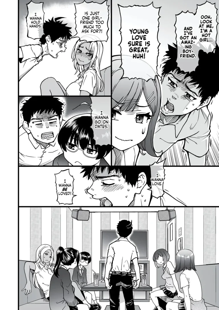 100-Kai Furareta Zetsubou-teki ni Motenai Ore o Awarenda Kareshi Ari Onna Tomodachi ga Nandemo Eroi Koto Yarasete Kureta!! porn comic picture 11