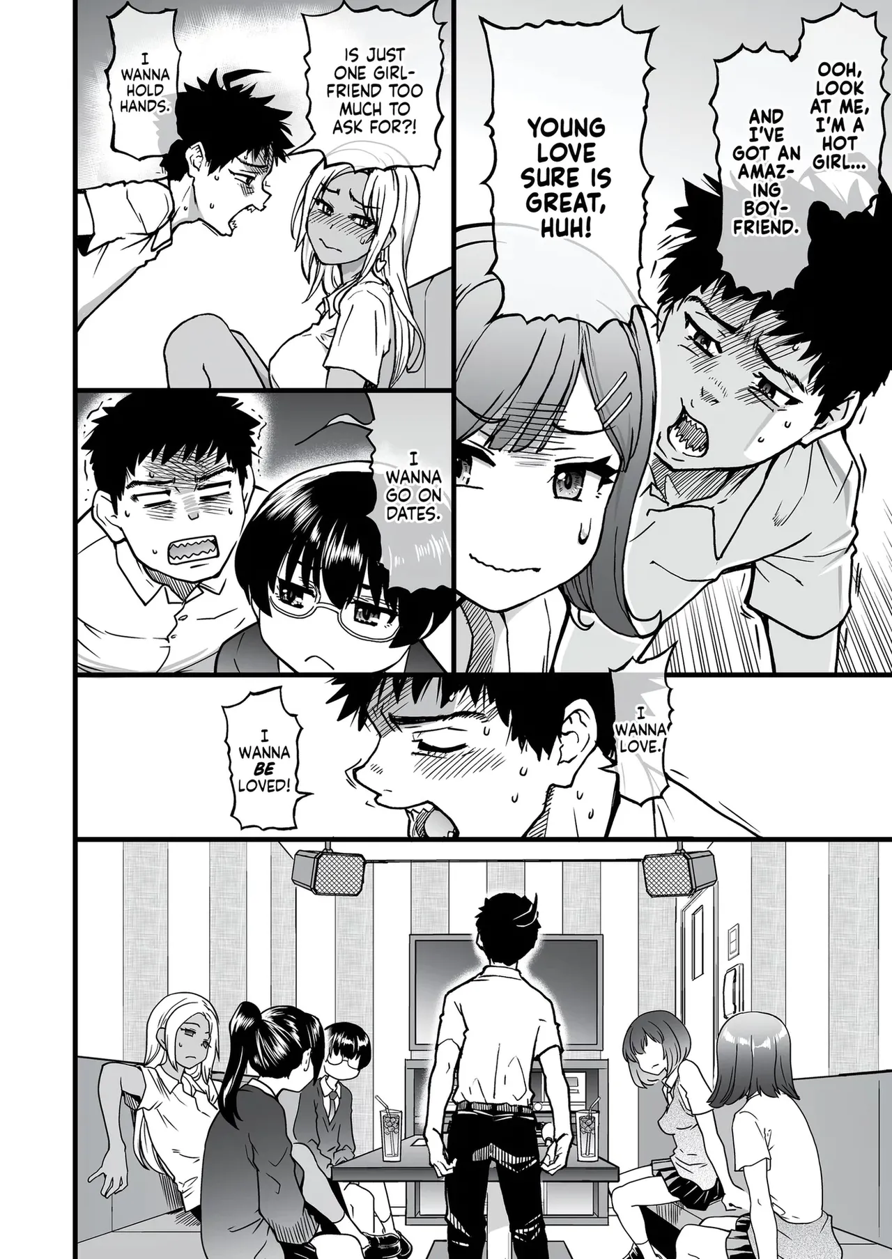 100-Kai Furareta Zetsubou-teki ni Motenai Ore o Awarenda Kareshi Ari Onna Tomodachi ga Nandemo Eroi Koto Yarasete Kureta!! porn comic picture 11
