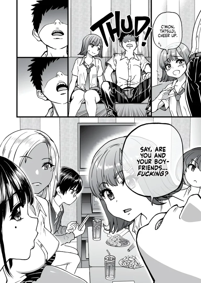 100-Kai Furareta Zetsubou-teki ni Motenai Ore o Awarenda Kareshi Ari Onna Tomodachi ga Nandemo Eroi Koto Yarasete Kureta!! porn comic picture 13