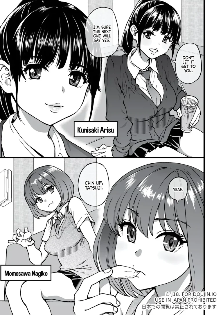 100-Kai Furareta Zetsubou-teki ni Motenai Ore o Awarenda Kareshi Ari Onna Tomodachi ga Nandemo Eroi Koto Yarasete Kureta!! porn comic picture 6